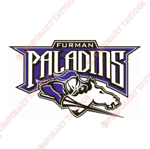 Furman Paladins Customize Temporary Tattoos Stickers NO.4430